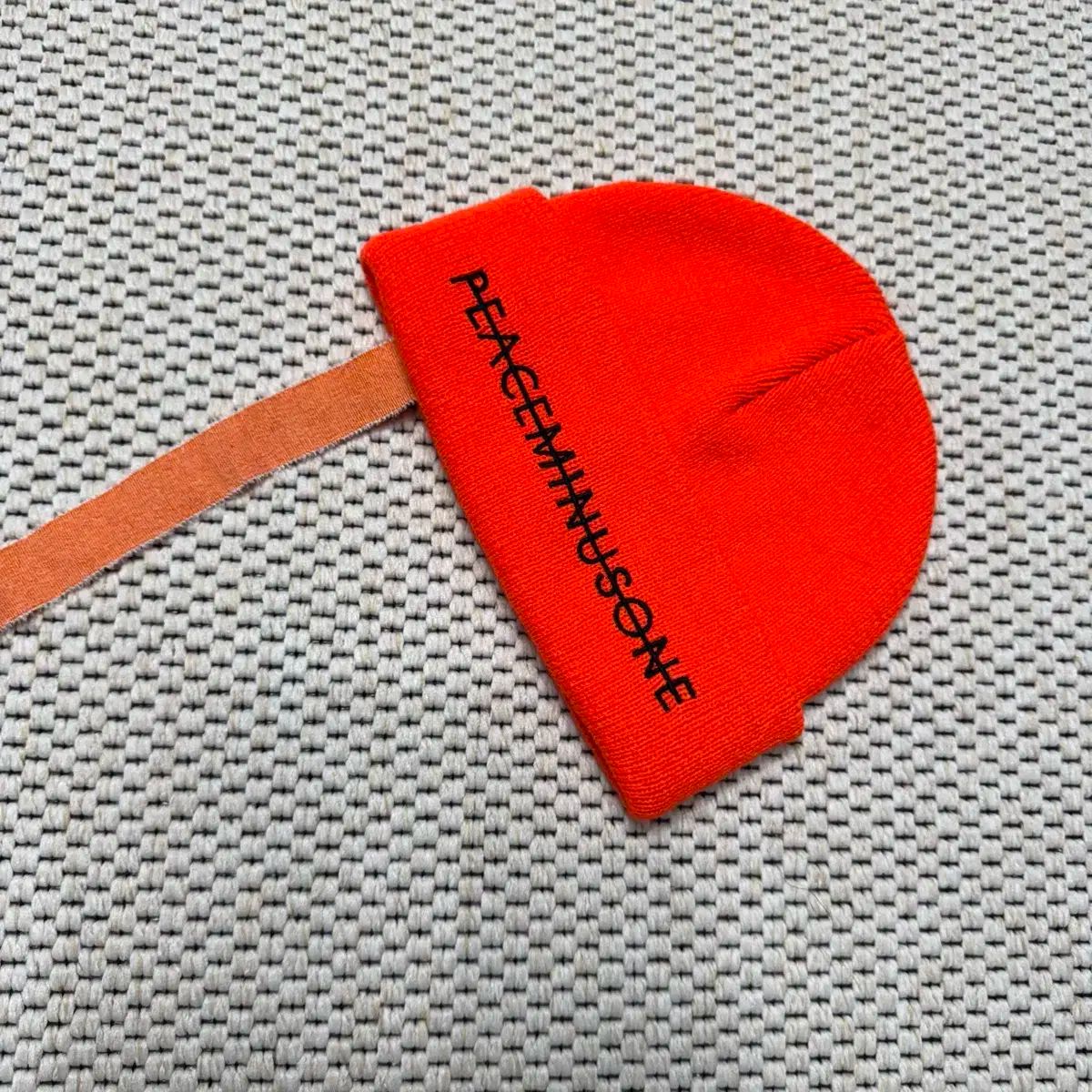 PEACEMINUSONE オレンジ ビーニー PEACEMINUSONE ビーニー