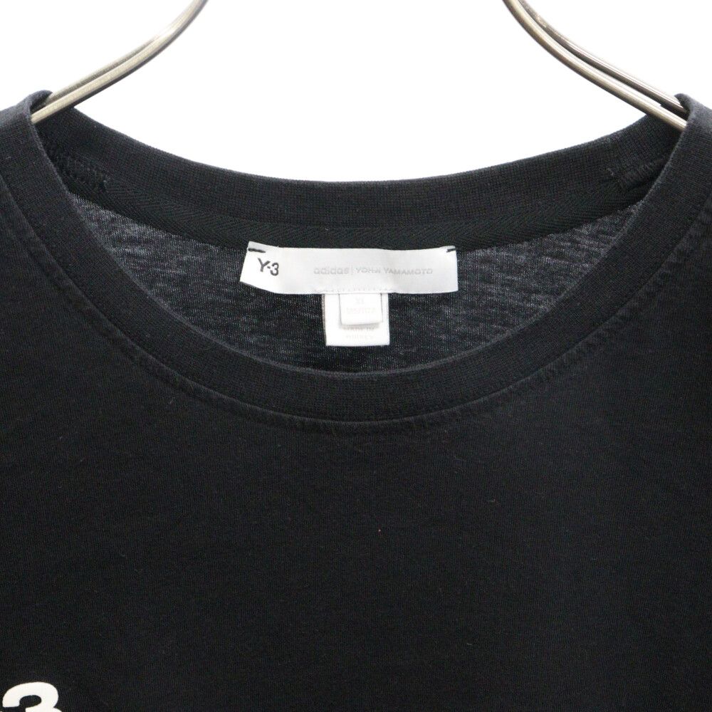 Y-3 (ワイスリー) GRAPHIC LS TEE バックグラフィック ロゴ 長袖Tシャツ ブラック HT4734