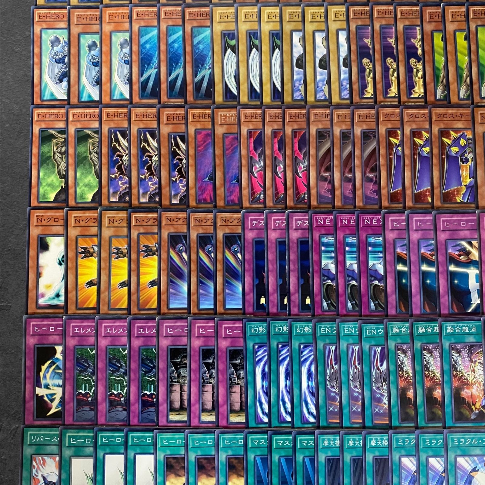 遊戯王OCG E・HEROパーツ(メインデッキ) 遊戯王OCG HEROデッキ メイン40枚 EX11枚 - メルカリ