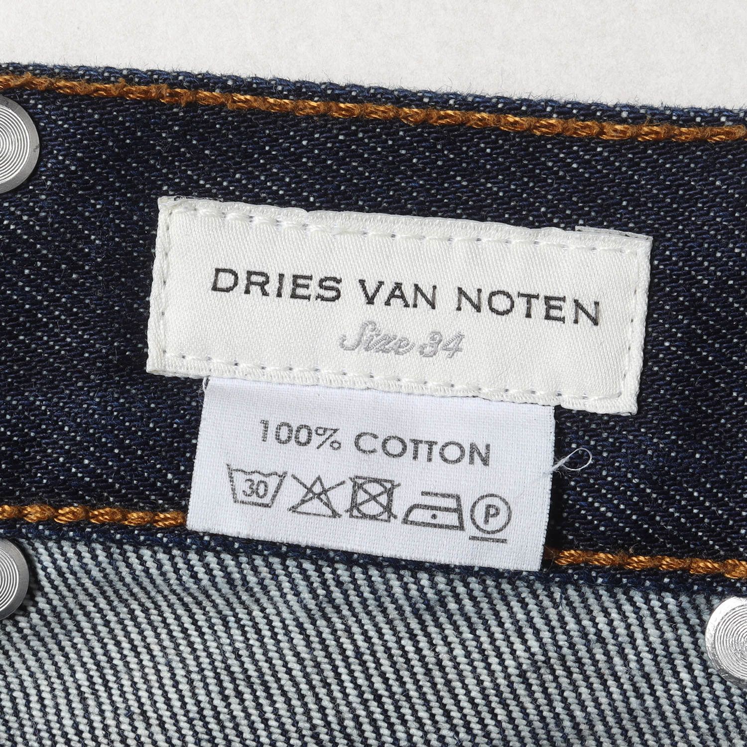 DRIES VAN NOTEN ストレートデニム サイズ34
