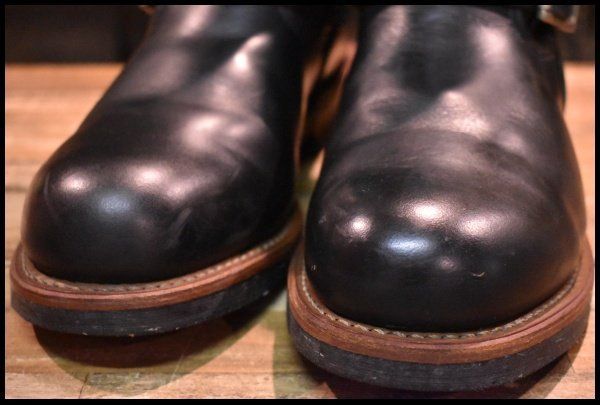 10D 良品 11年】レッドウィング 2976 ショート エンジニア 黒 ブラック