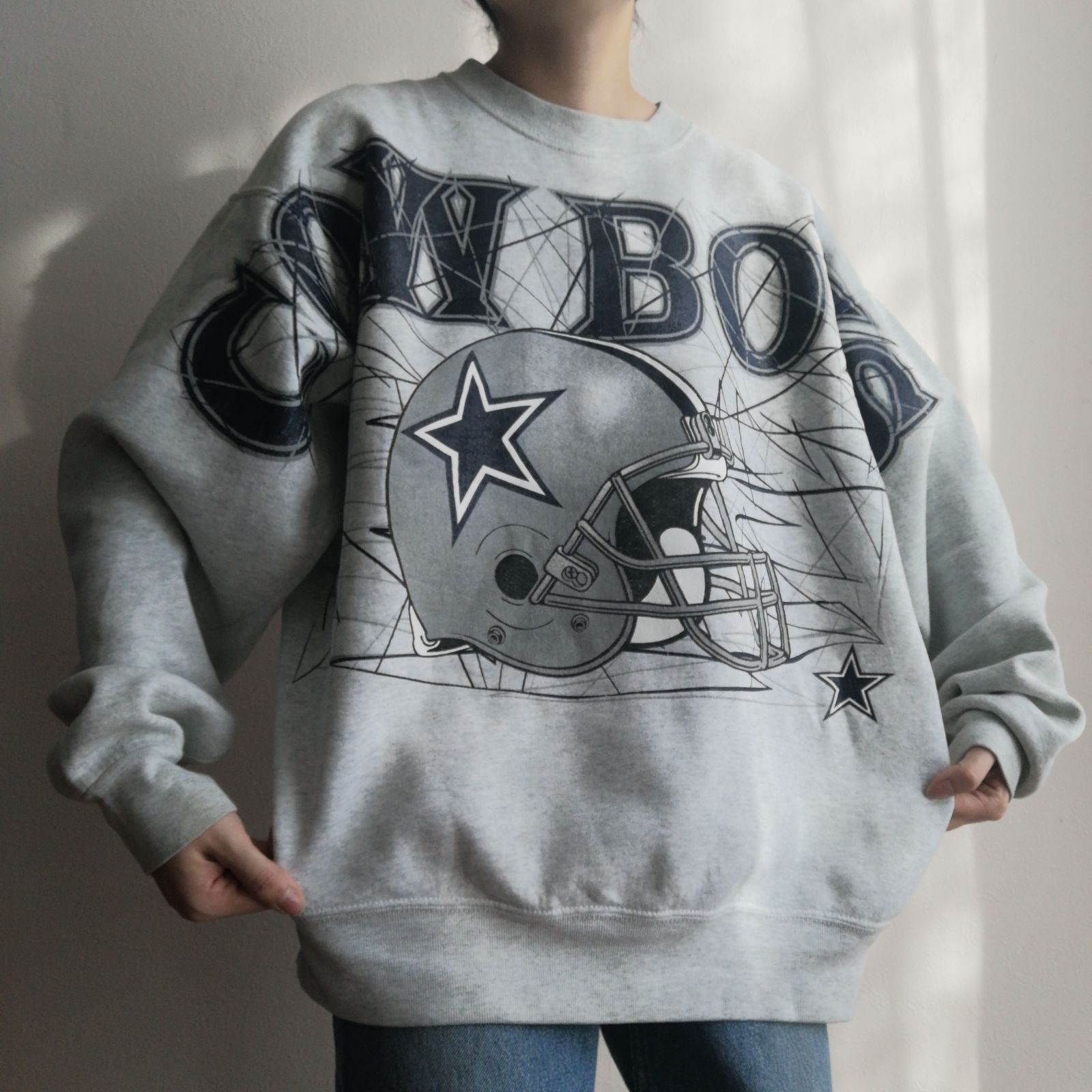 Dallas cowboys NFL ダラスカウボーイズ スウェットS 古着 NFL フルーツオブザルーム スウェット トレーナー DALLAS
