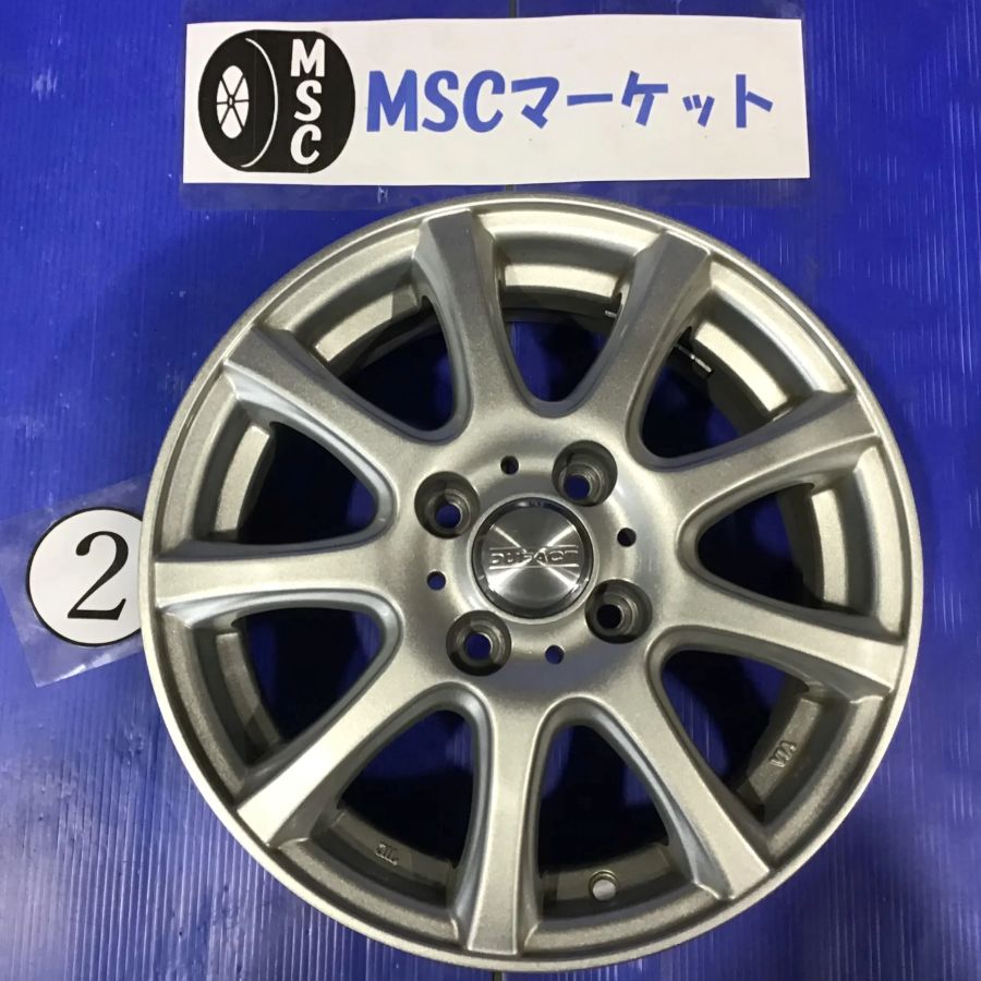 CA168 DUFACT アルミホイール 14インチ DUNLOP（ダンロップ） DUFACT DT9 16×6.5J ＋47 5H 114.3 4本セット