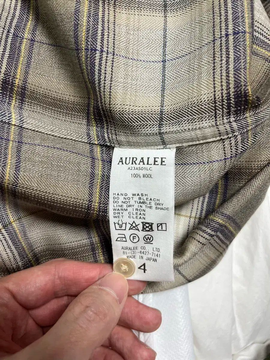 ウール チェック