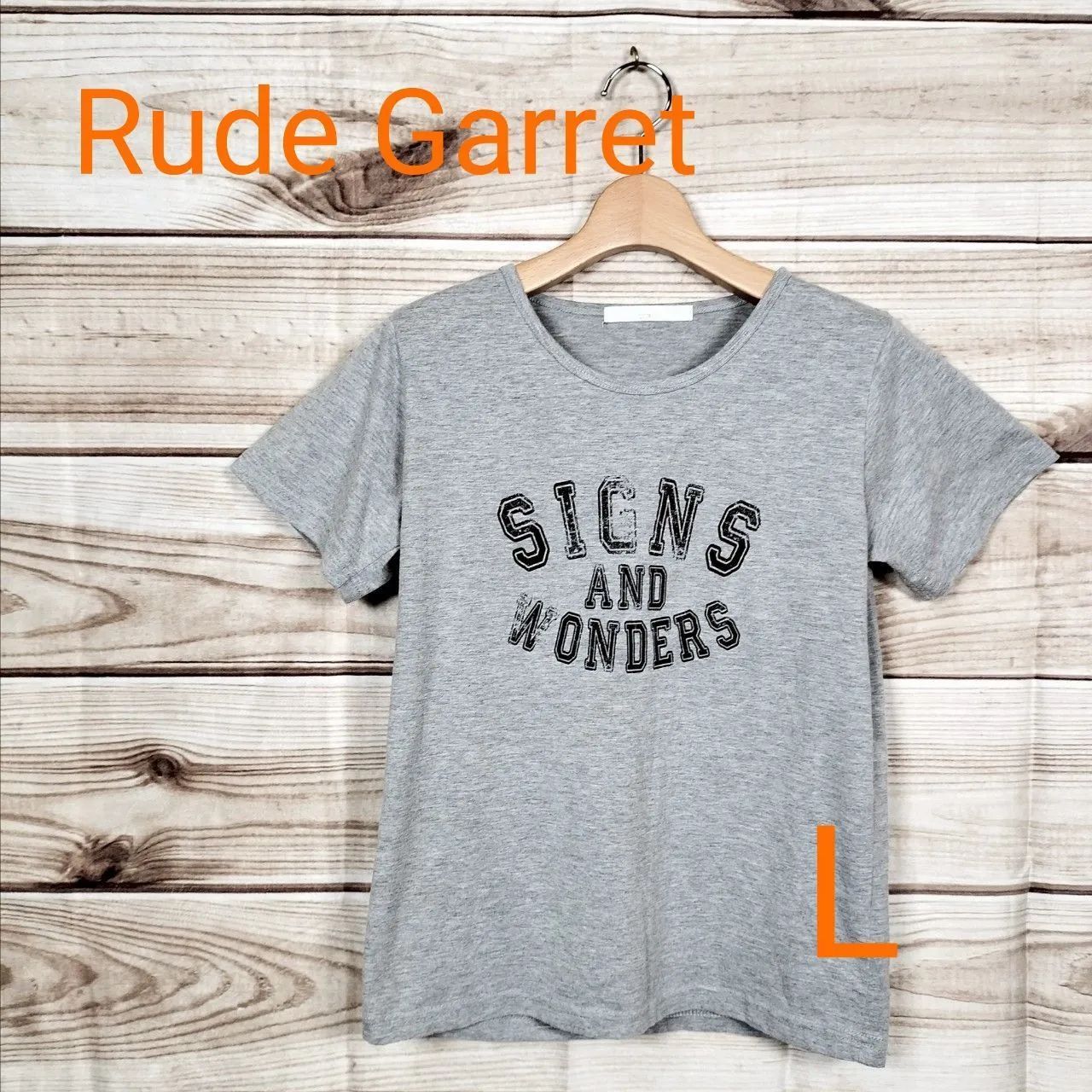 美品 Rude Garret ルードギャレット トップス Tシャツ 丸首