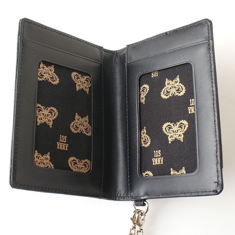 MHR0090 ANNA SUI アナスイ ウォールハート 二面パスケース