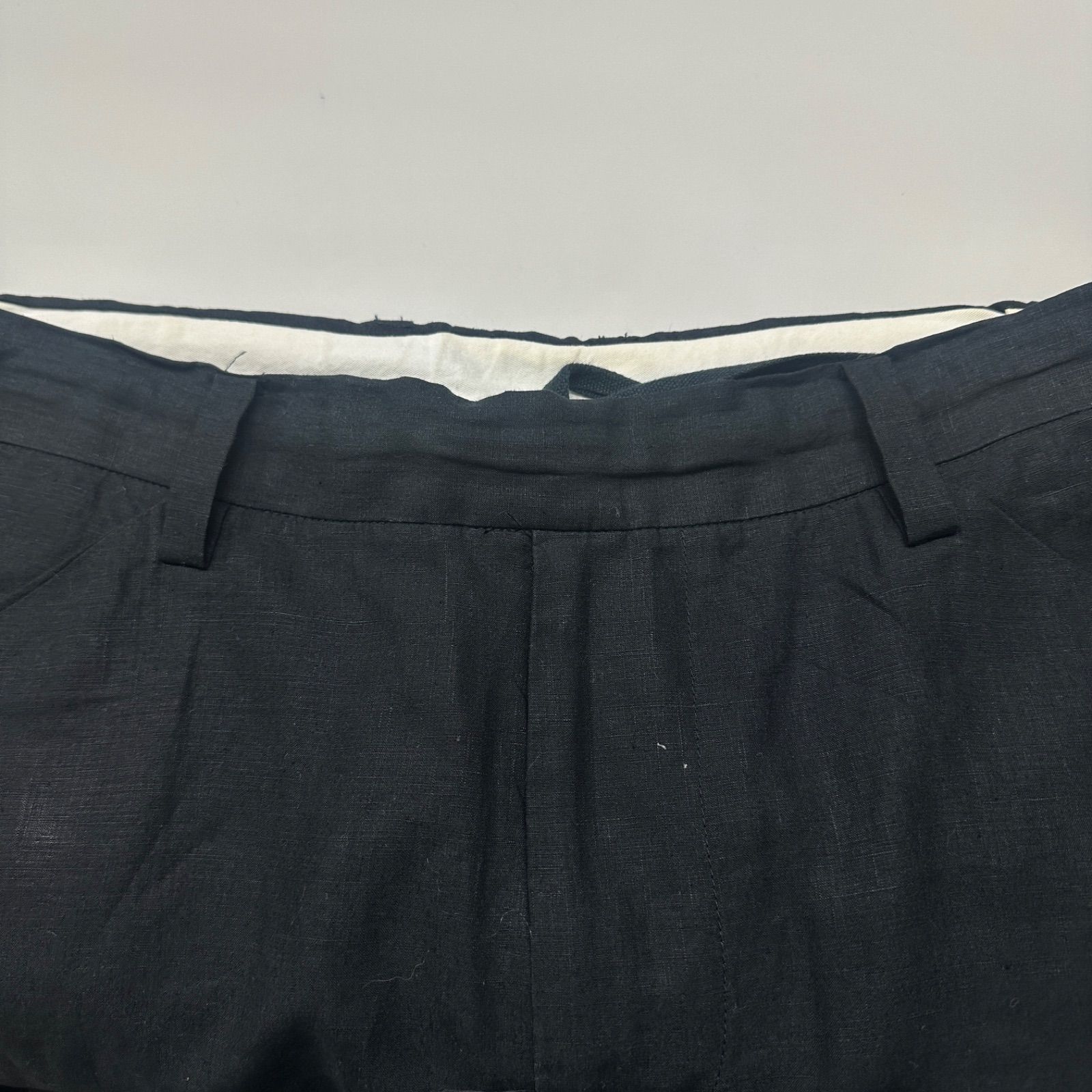 SUNSEA 17SS LINEN STRAIGHT PANTS リネンストレートパンツ スラックス