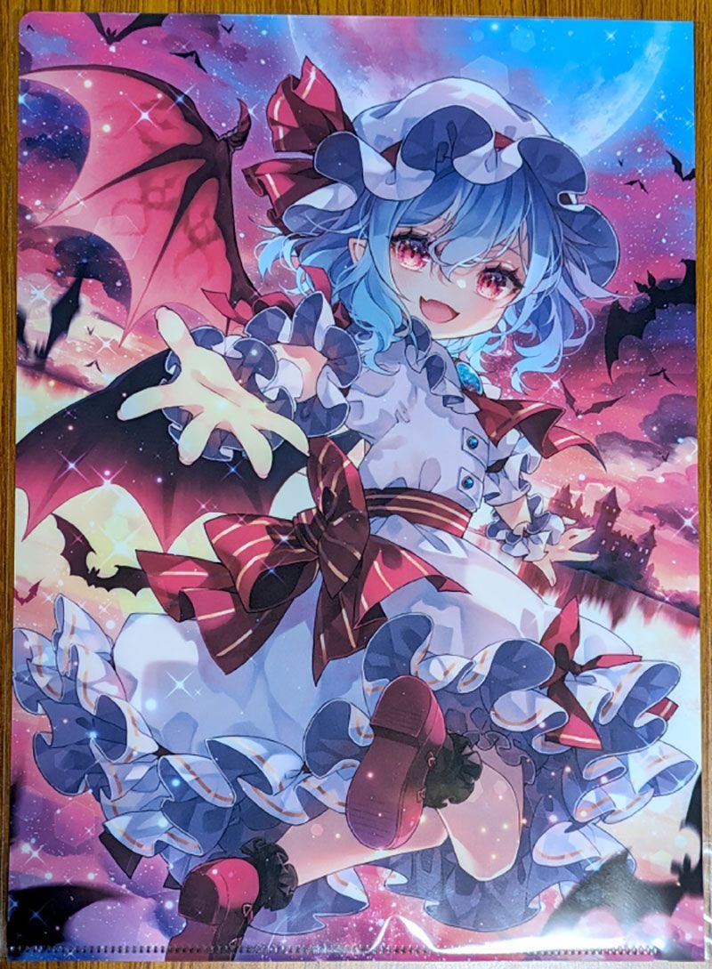 東方Projectクリアファイル 博麗霊夢(画:ヘレ) -あにまる製菓