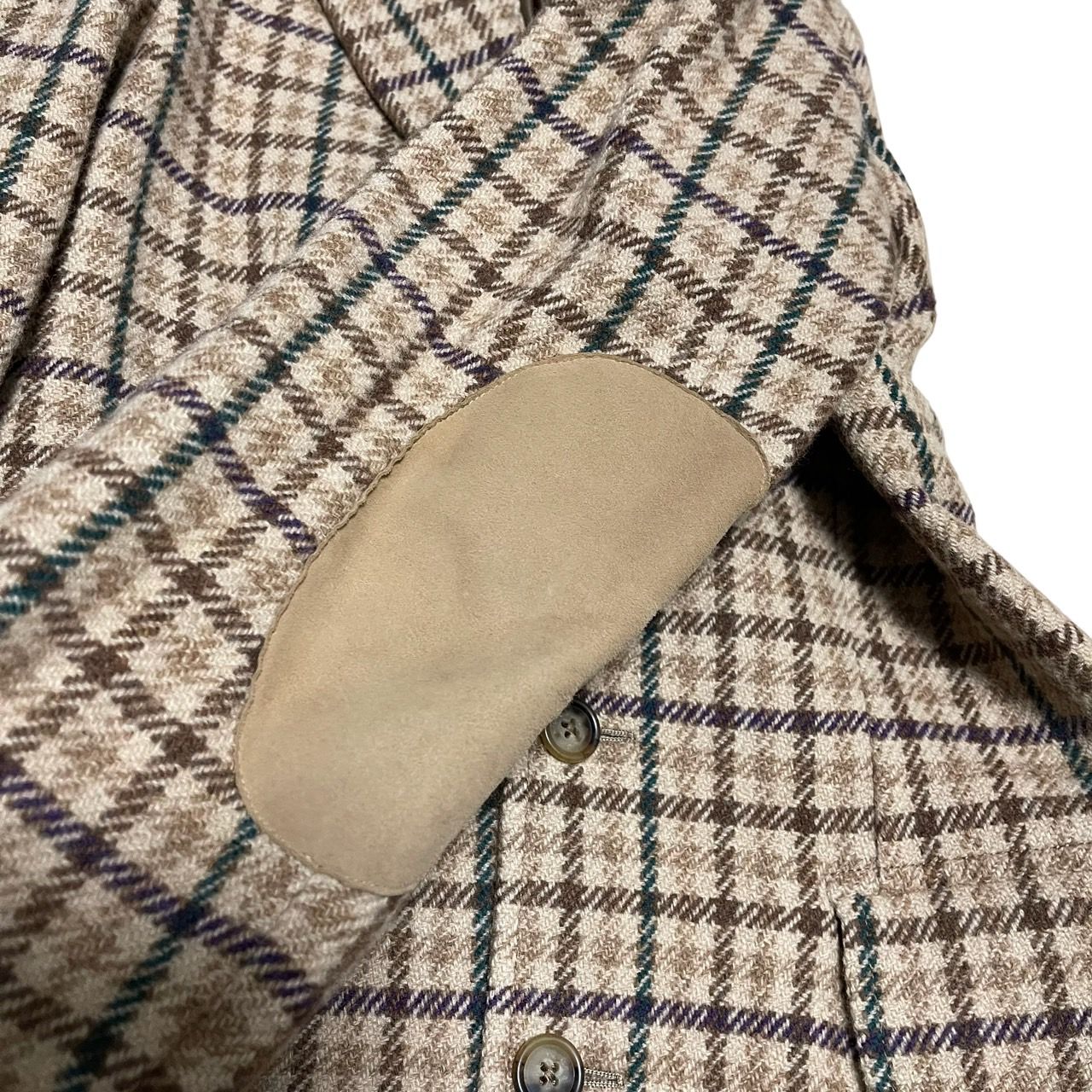 送料無料/新品 ポロ ラルフローレン エルボーパッチ チェック ロング
