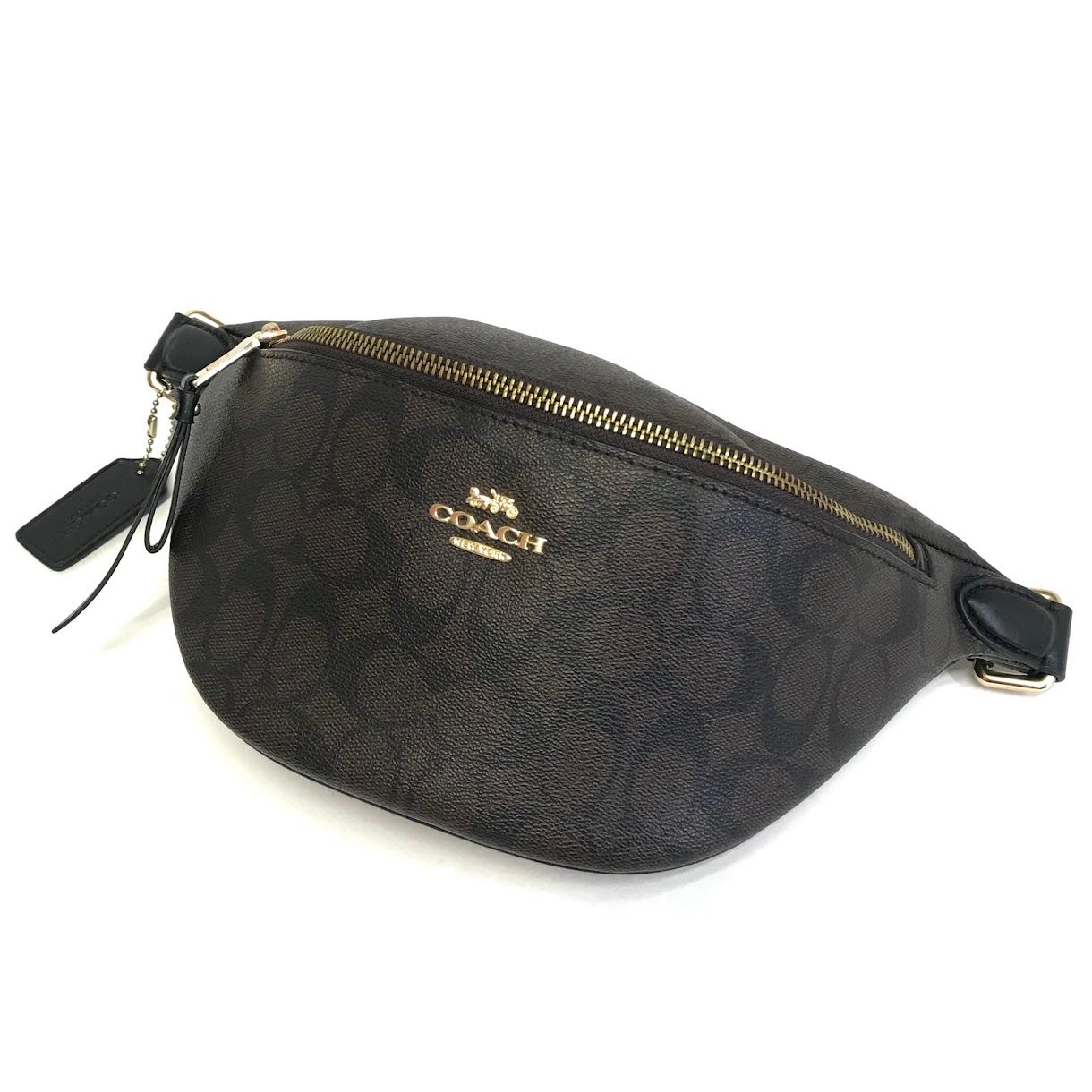倉吉店 COACH | コーチ ウエストバッグ SIG BELT BAG シグネチャー F48740 シグネチャーPVC ブラウン 122