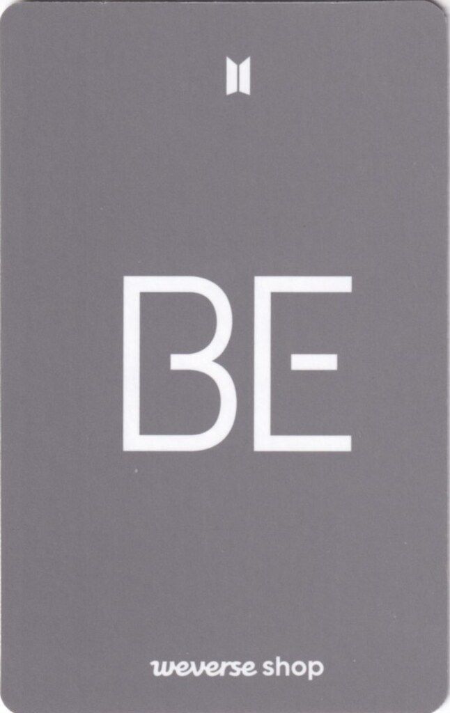 BTS BE Essential Edition weverse 特典　ジミン BTS BE Essential Edition weverse 特典 ジミン