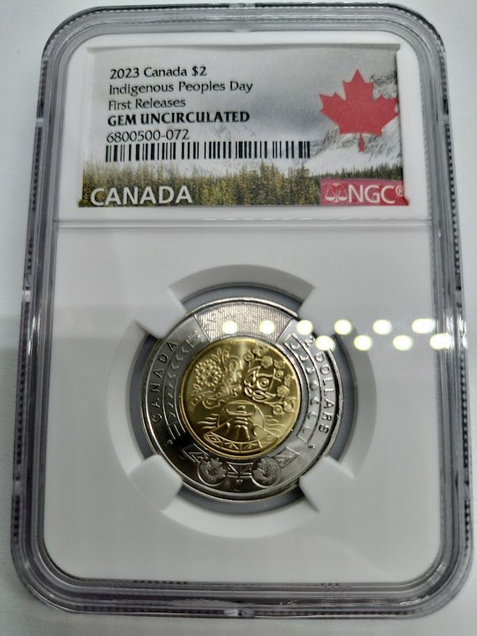 【2枚組】NGC GEM UNC 2023 カナダ エルシー・マクギル記念コイン 2枚組】NGC GEM UNC 2023 カナダ エルシー・マクギル記念コイン