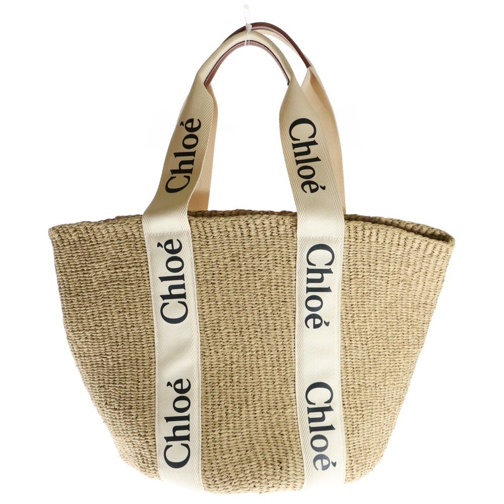 Chloe (クロエ) Mifukoコラボ ウッディ ラージ バスケット トート