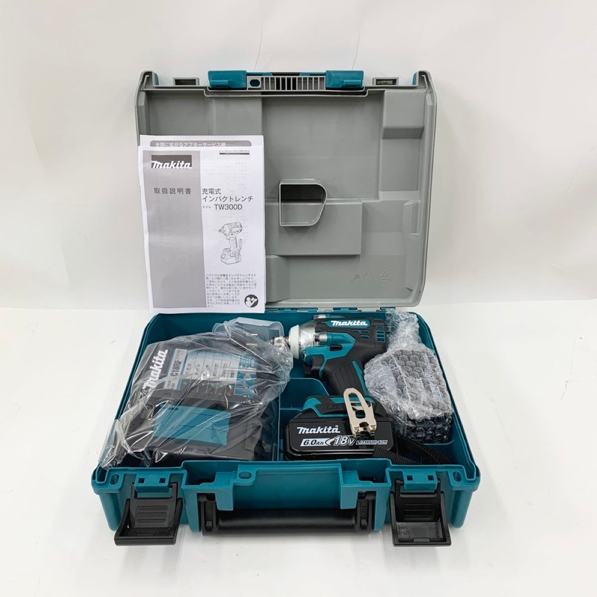 〇〇MAKITA マキタ 充電式インパクトレンチ 18v 6.0Ah TW300DRGX グリーン