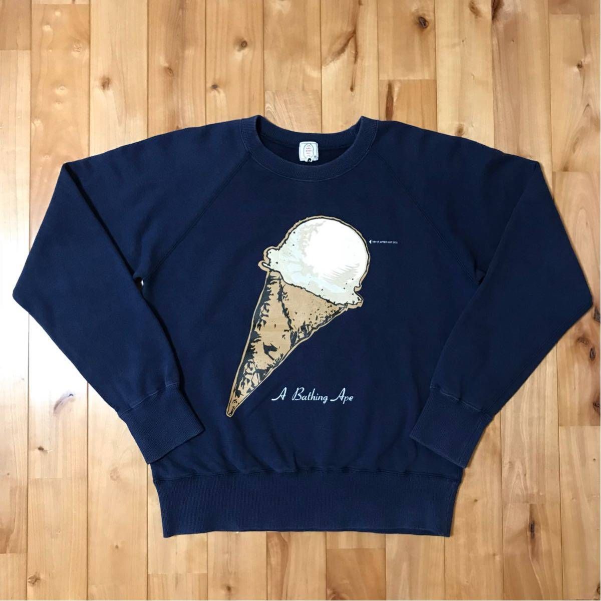 初期 アイスクリーム スウェット BAPE ベイプ NIGO 裏原宿 ape L 初期 アイスクリーム スウェット BAPE ベイプ NIGO 裏原宿 ape L 初期