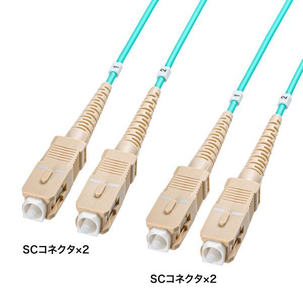 7営業日以内発送 サンワサプライ HKB-CSOM3SCSC-050 コード集合型光ファイバケーブル マルチ50μmOM3 両端SC×2 50m HKBCSOM3SCSC050 沖縄離島販売不可