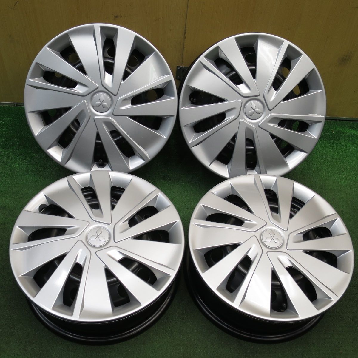 新車外し 三菱 ekワゴン 純正 スチール ホイール 14インチ 14×4.5J PCD100|4H 5043005KKホ