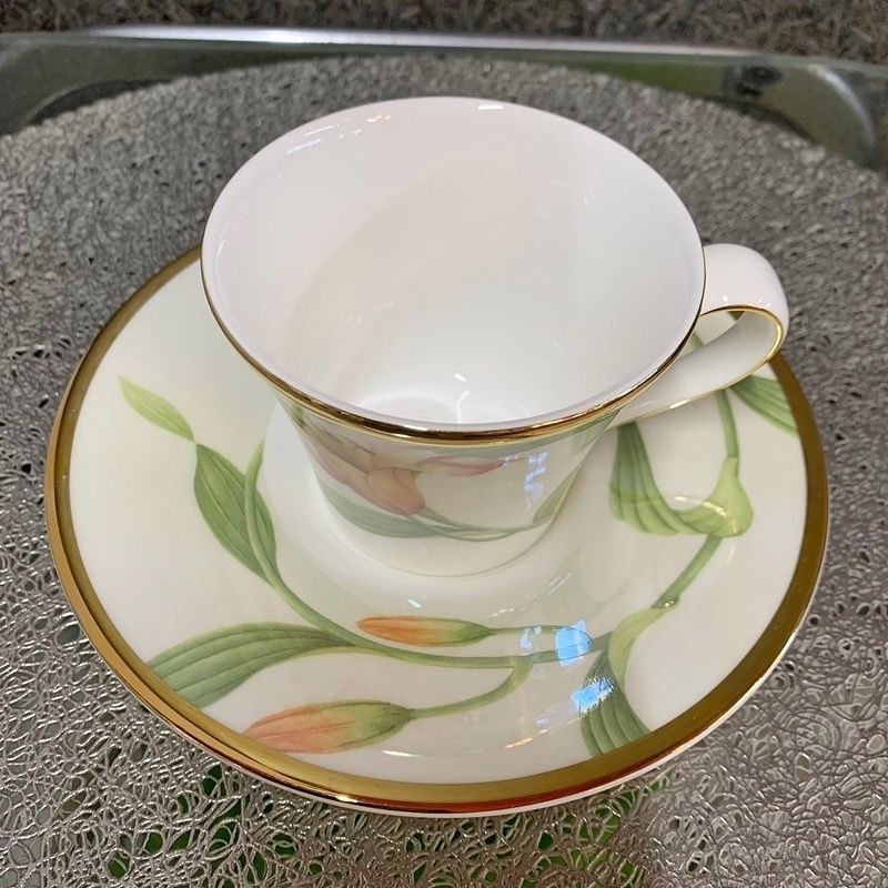 【レア美品】ウェッジウッド★PLATO GOLD★C/S 6客 廃盤レア】ウェッジウッド☆PLATO GOLD☆C/S ペア