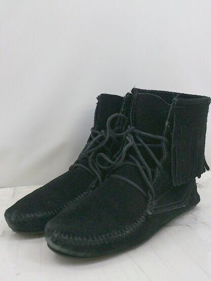◇ MINNETONKA ミネトンカ フリンジ ショート ブーツ サイズ8