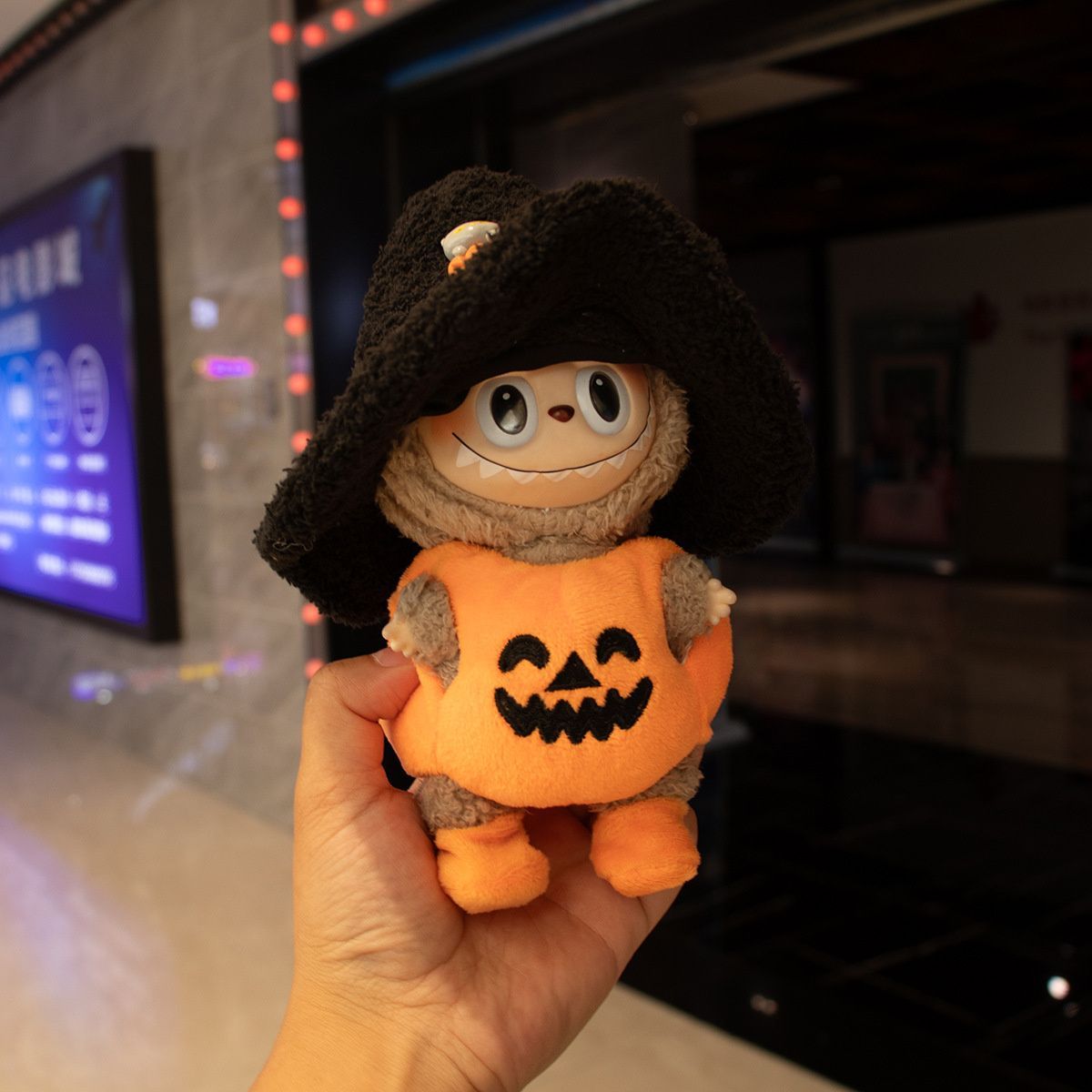 ラブブ labubu 　ぬいぐるみ服着せ替え服　豪華6点セットHオレンジ labubu ぬいぐるみ 服 着せ替え LABUBU ラブブ かぼちゃ 2点