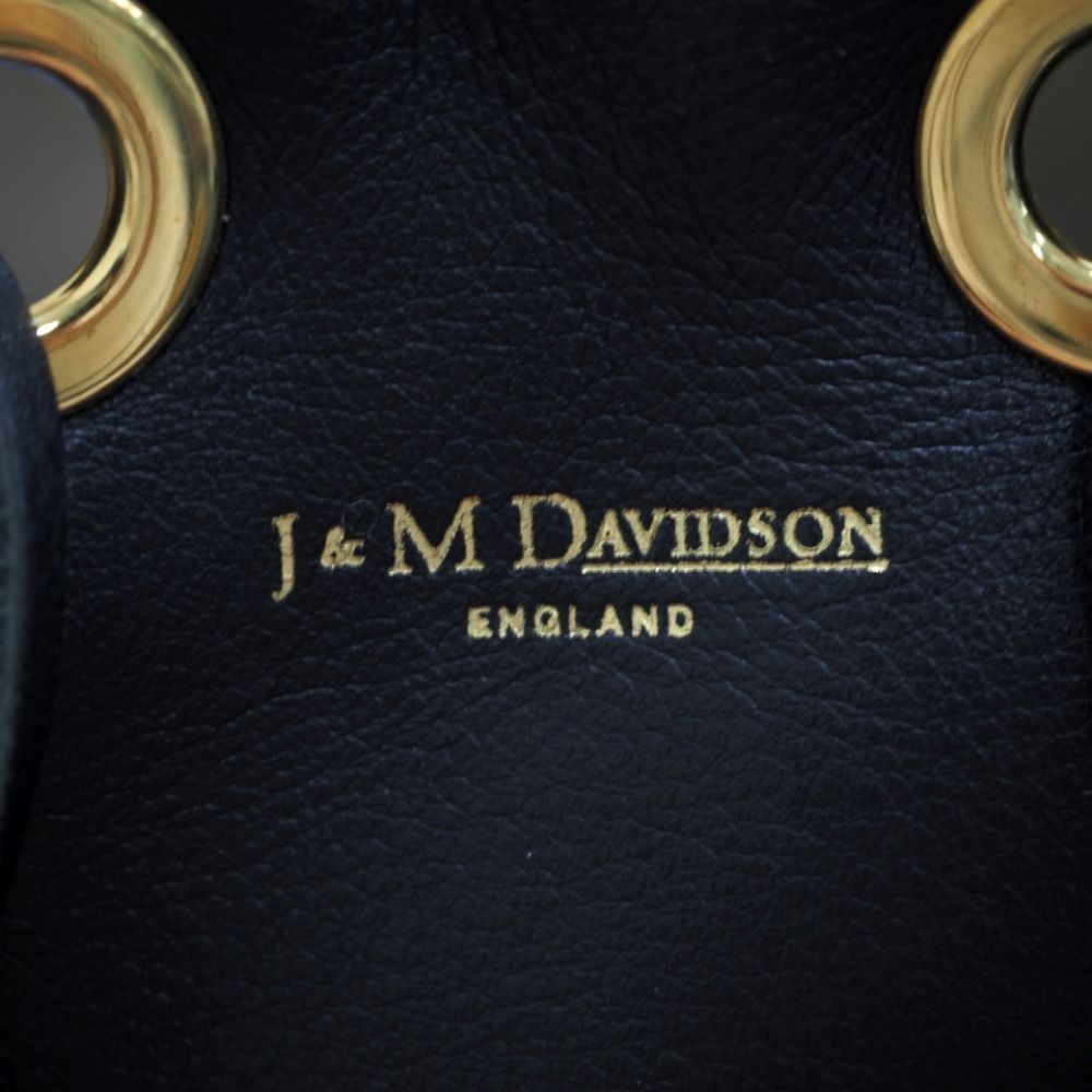 J&M Davidson/ジェイアンドエムデヴィッドソン 巾着 カーニバル レザー ショルダーバッグ ブラック レディース ブランド