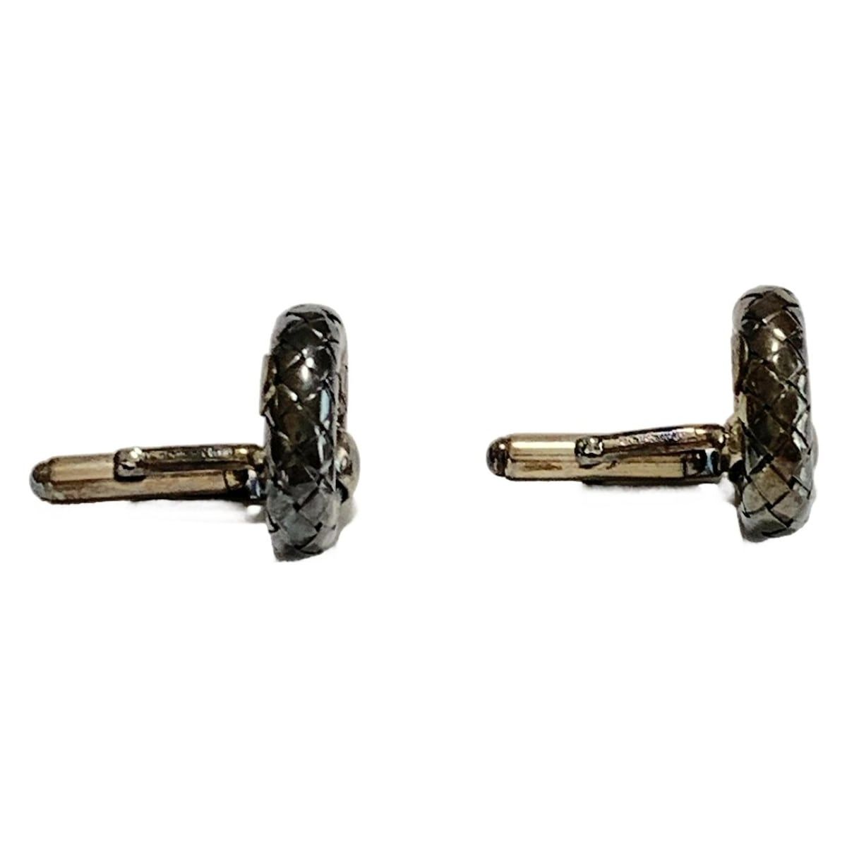 BOTTEGA VENETA ボッテガヴェネタ カフス - シルバー イントレチャートフープ