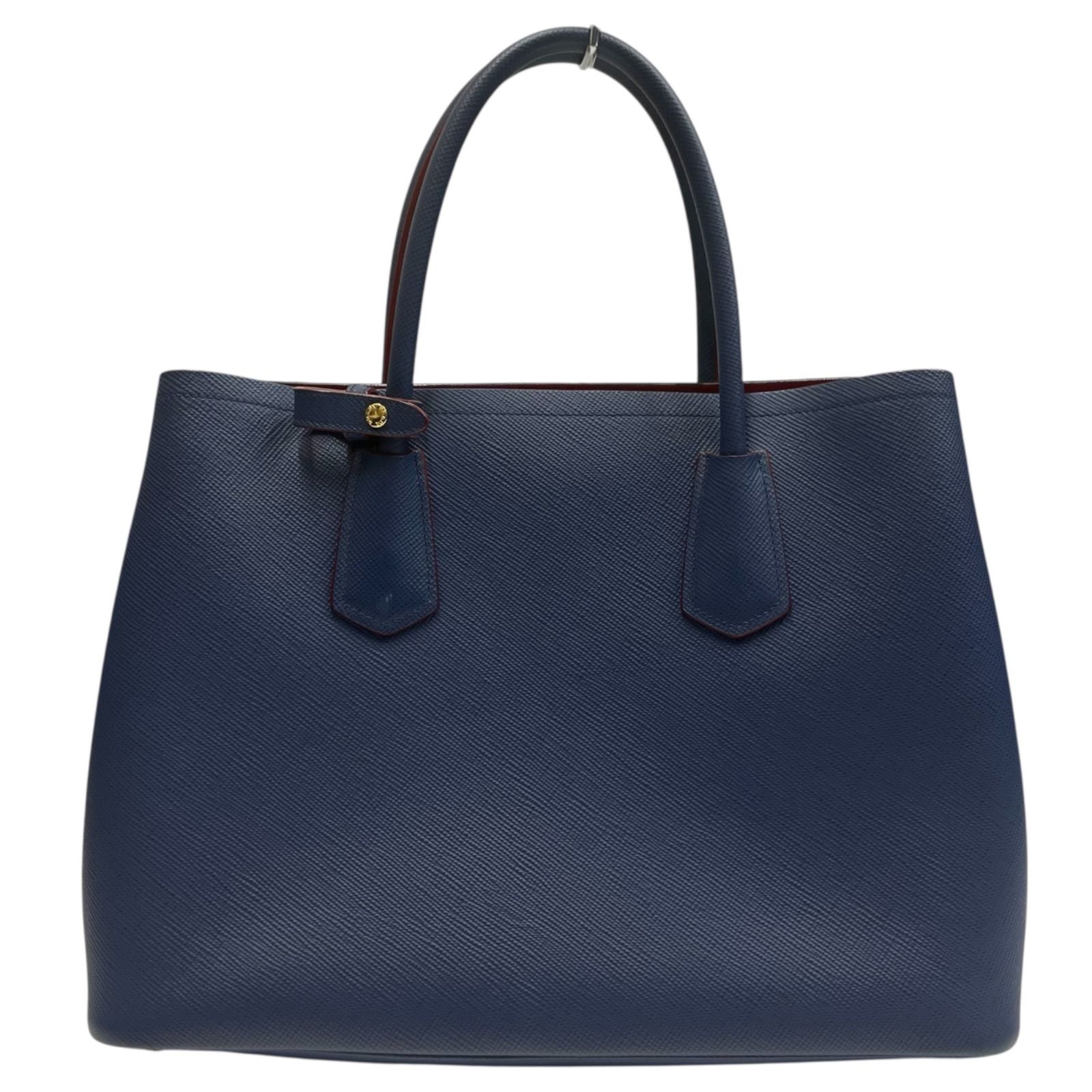 国内発 PRADA サフィアーノ レザー トートバッグ 人気 PRADA サフィアーノレザー トートバッグ ブルー 2WAY - メルカリ