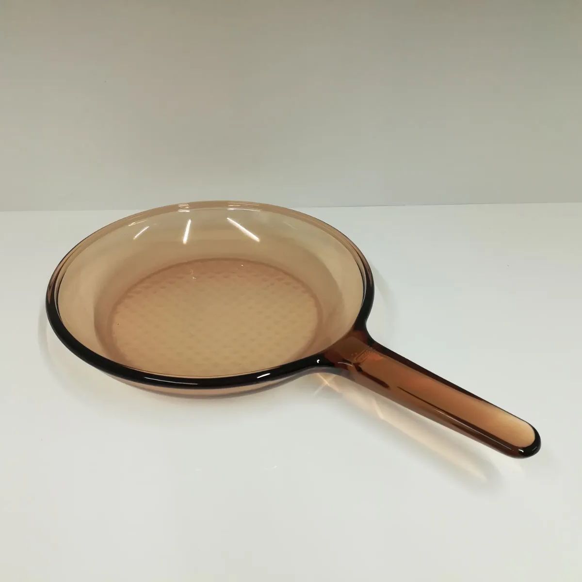 美品　VISION CORNING ビジョン 耐熱ガラス 鍋 フライパン VISION FRANCE ビジョン コーニング ガラスフライパン18cmと蓋
