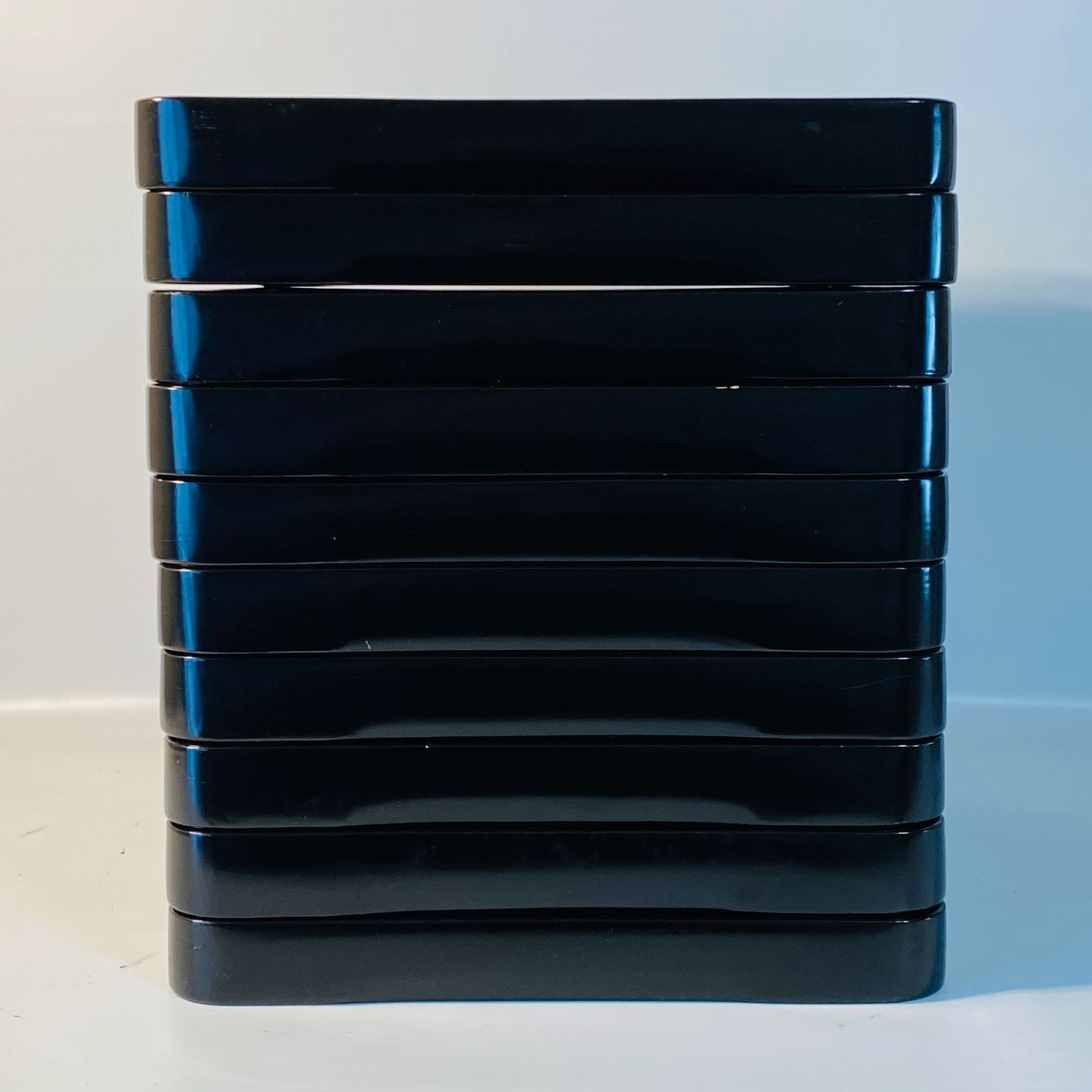 御膳 木製 漆器 松鯉絵 金蒔絵 10客セット 膳 お膳 会席膳