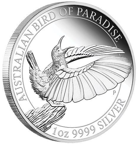 [保証書・カプセル付き] 2019年 (新品) オーストラリア「極楽鳥・バード オブ パラダイス」純銀 1オンス プルーフ 銀貨
