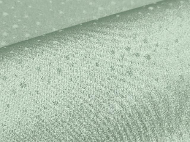 平和屋本店□極上 創業460年・千總 色無地 反物 着尺 錆青磁色 逸品 未