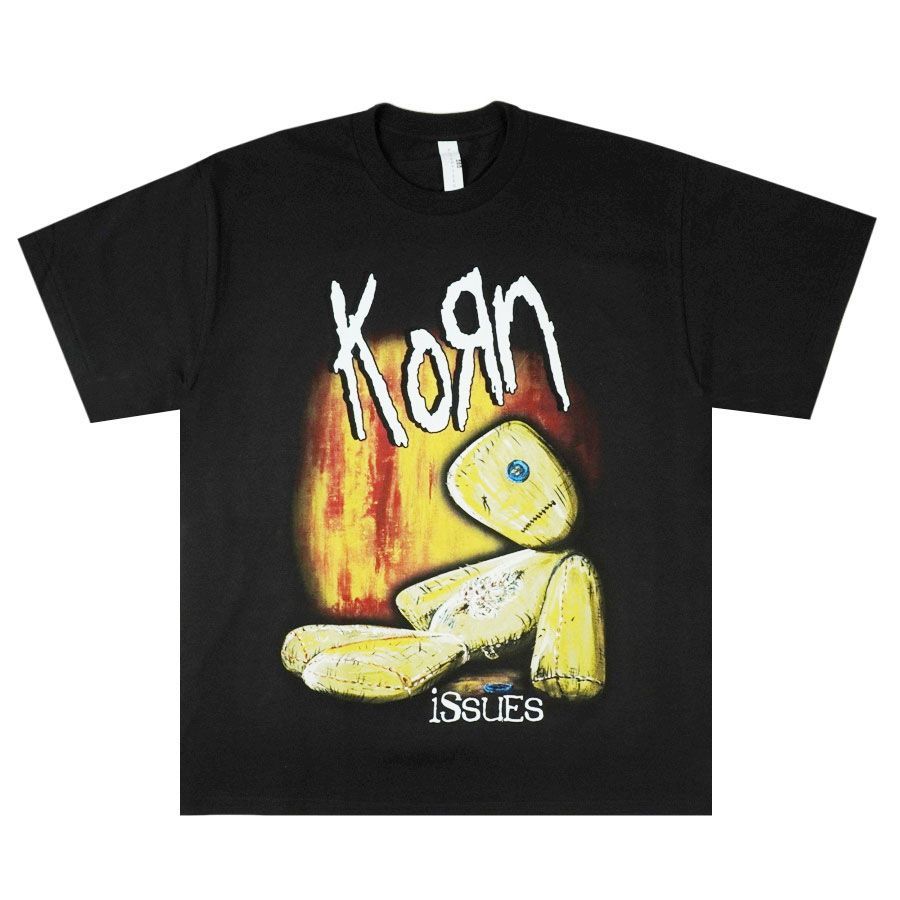 メンズ Tシャツ KORN ISSUES TEE コーン バンドTシャツ ブラック 黒