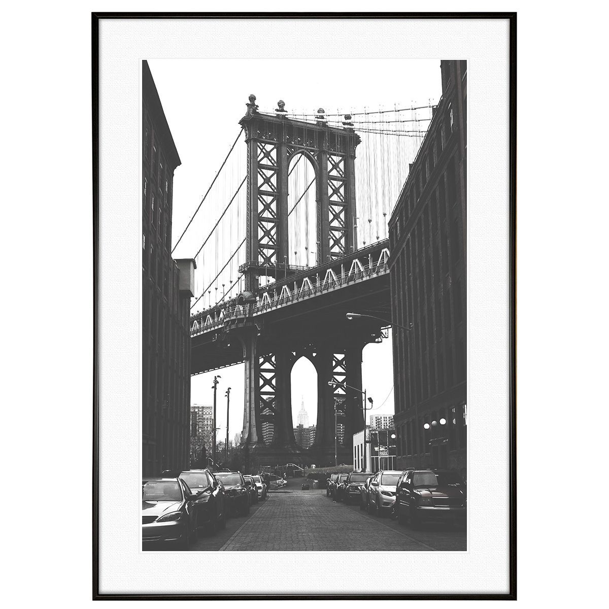 アメリカ写真 ブルックリン・ブリッジ インテリアアートポスター写真