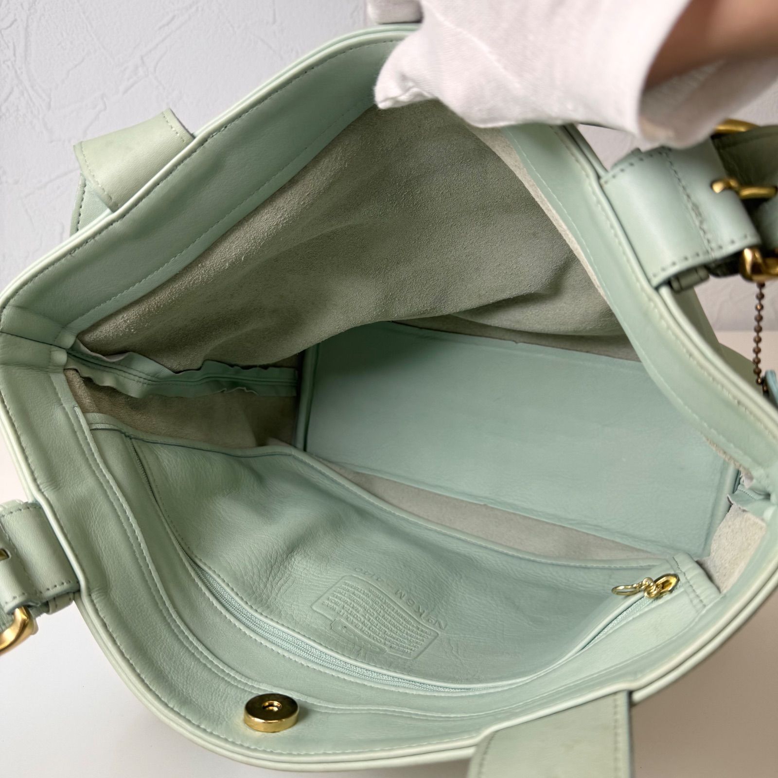 稀少カラー✨Cランク COACH オールドコーチ トートバッグ グラブ 