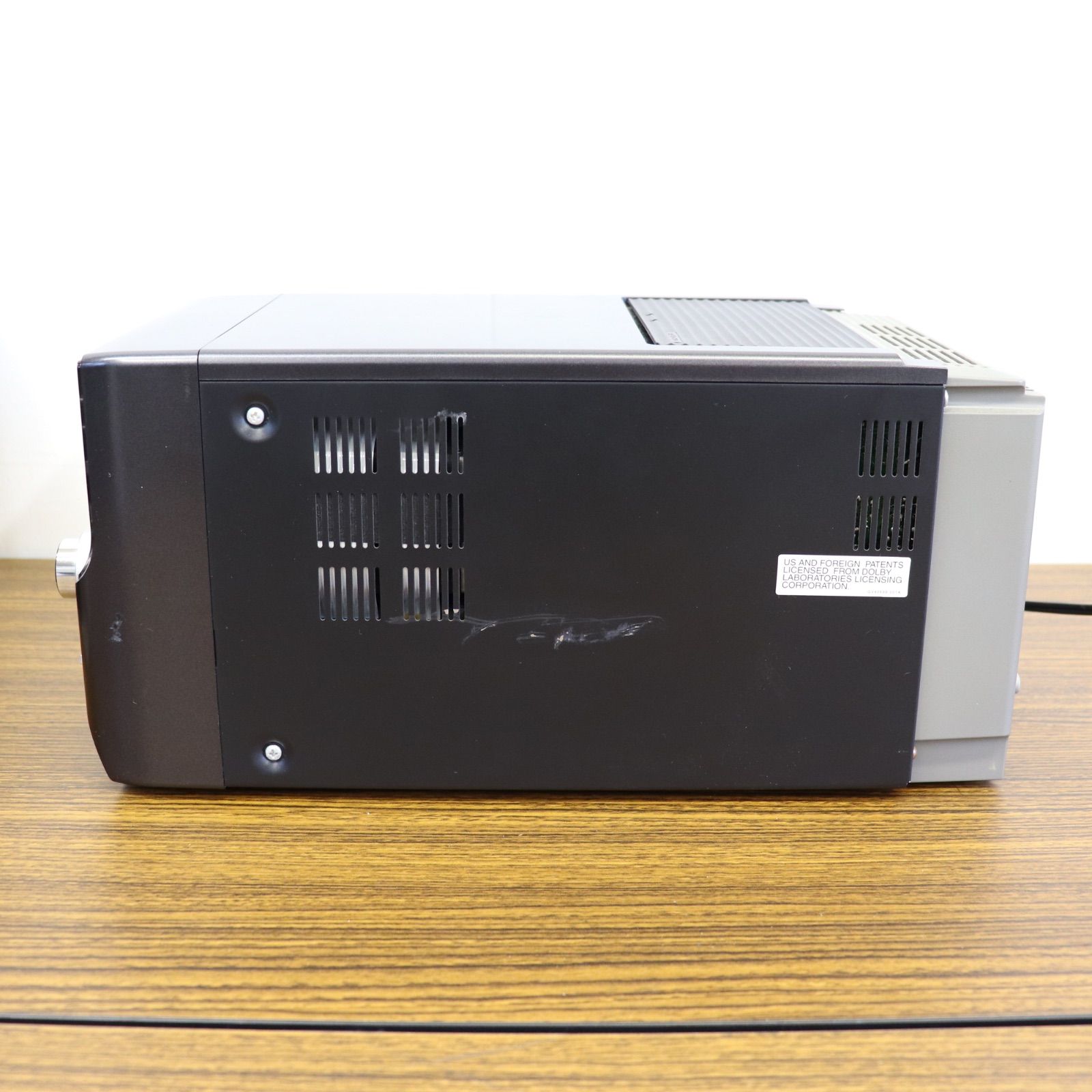 美品】Victor ビクター CD/MDコンポ CA-UXW500-B スピーカー 黒