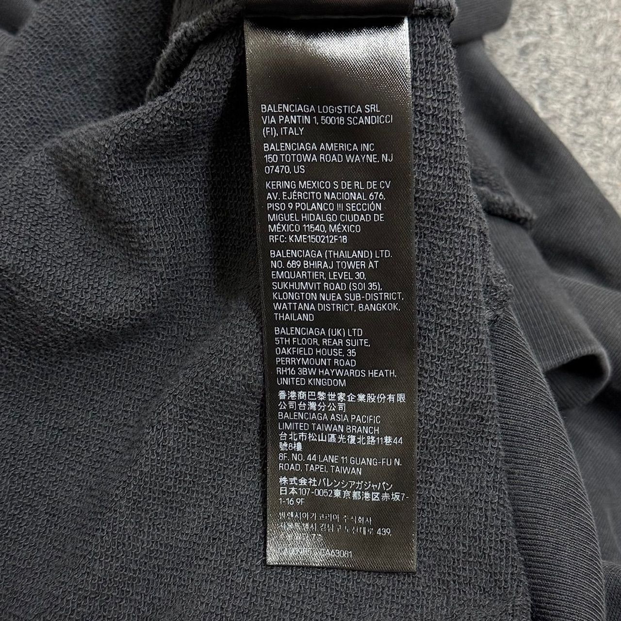 国内正規 BALENCIAGA DIY METAL OUTLINE HOODIE メタル 国内正規 BALENCIAGA DIY METAL OUTLINE HOODIE メタル