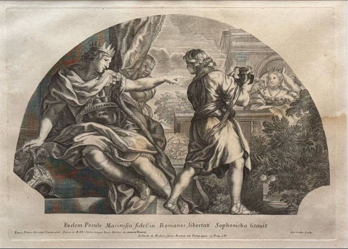 ピエトロ ダ コルトーナ Pietro da Cortona 金星 ヴィーナス の間 銅版画 PIETRO BERRETTINI