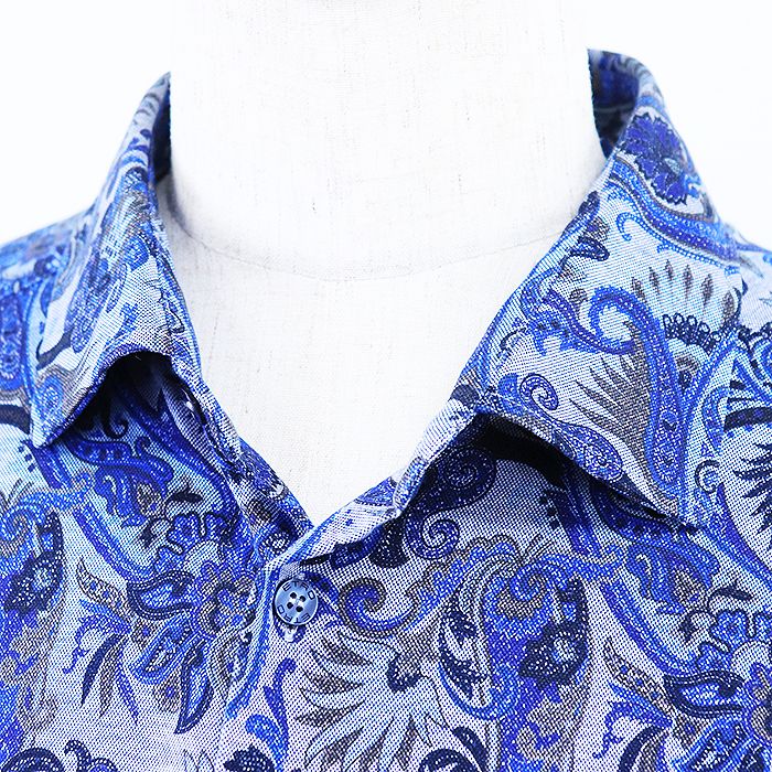 極美品】ETRO エトロ シャツ ロングスリーブ ペイズリー