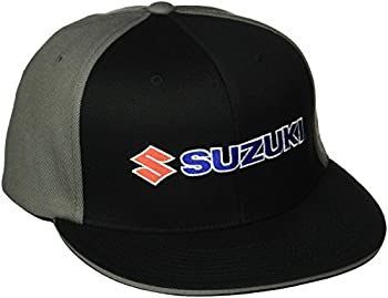 Factory Effex 15-88456 Suzuki フレックスフィットハット ブラック|グレー ラージ|XL