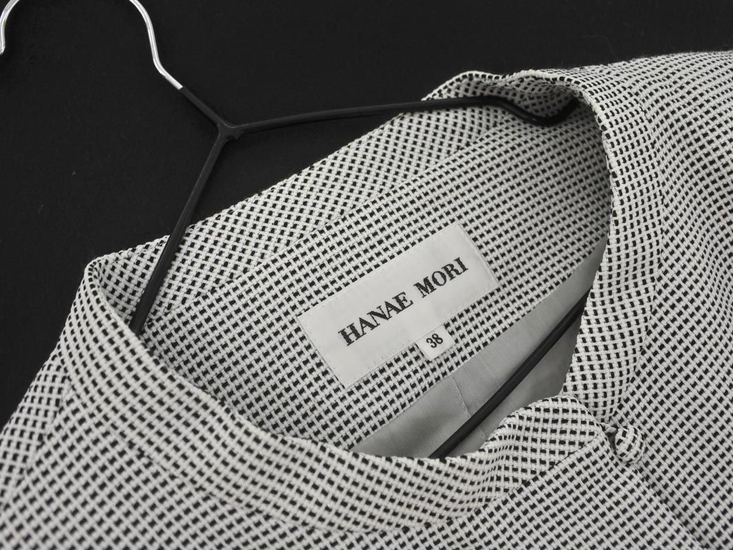 ★美品★ HANAE  MORIセットアップ　ジャケット　スカート38 HANAE MORI ハナエモリ セットアップ ジャケット スカート