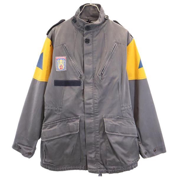 CF 1937 80's デンマーク Civil Defence ミリタリージャケット 6 グレー  メンズ 古着 【231102】