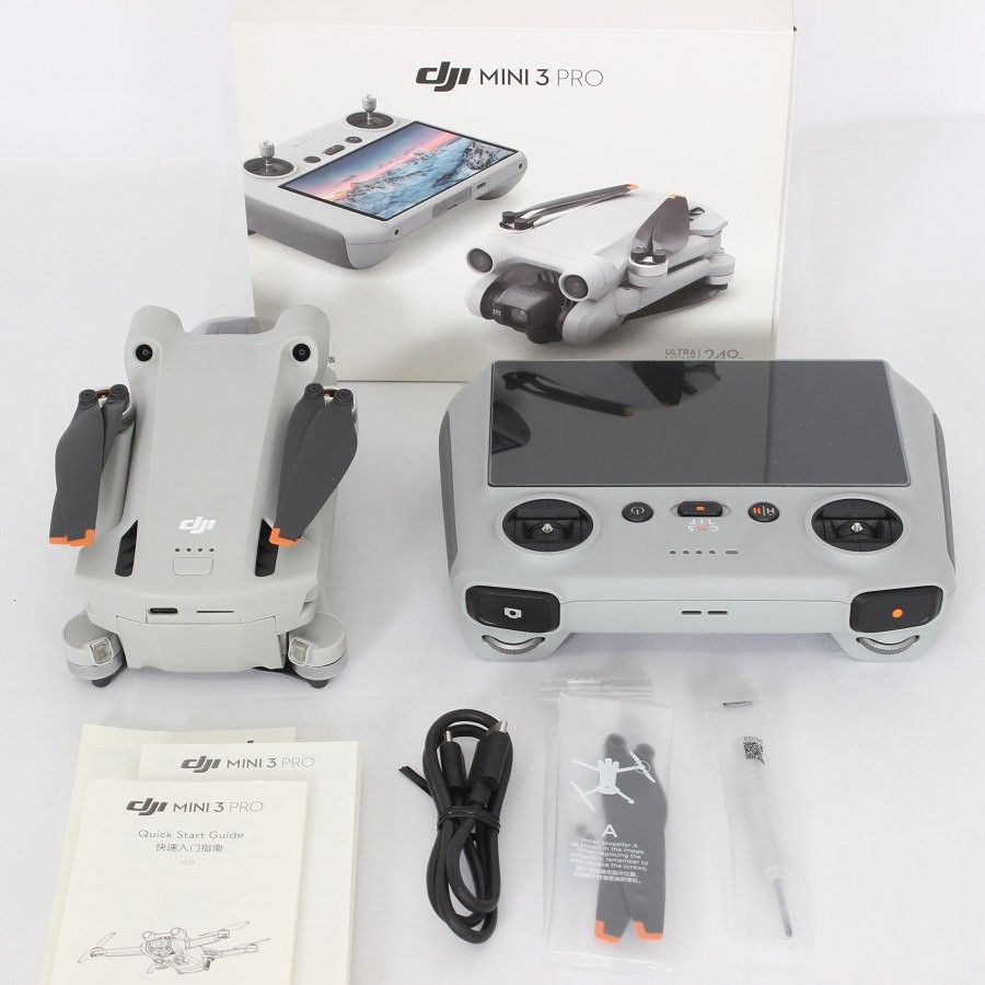 DJI Mini 3 Pro RC ディスプレイコントローラー付き M16208 新品 DJI Mini 3 Pro RC ディスプレイコントローラー付き