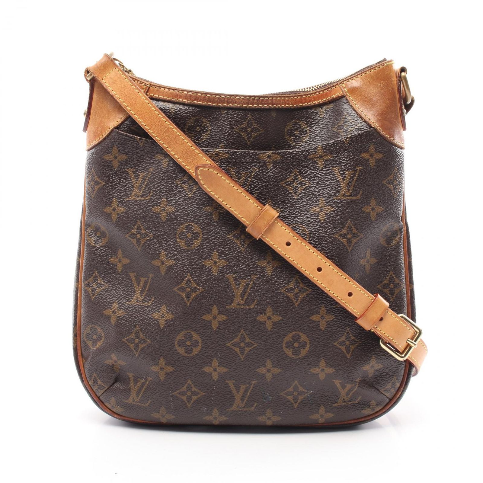 ルイ ヴィトン LOUIS VUITTON ショルダーバッグ オデオンPM M56390 PVCコーティングキャンバス レザー オデオンPM レディース Used B