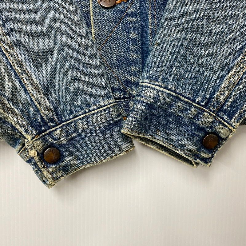 ジャケット・アウター wrangler 124mj 14oz m4971 中古品】Wrangler ラングラー 14OZ BROKEN DENIM WESTERN JACKET