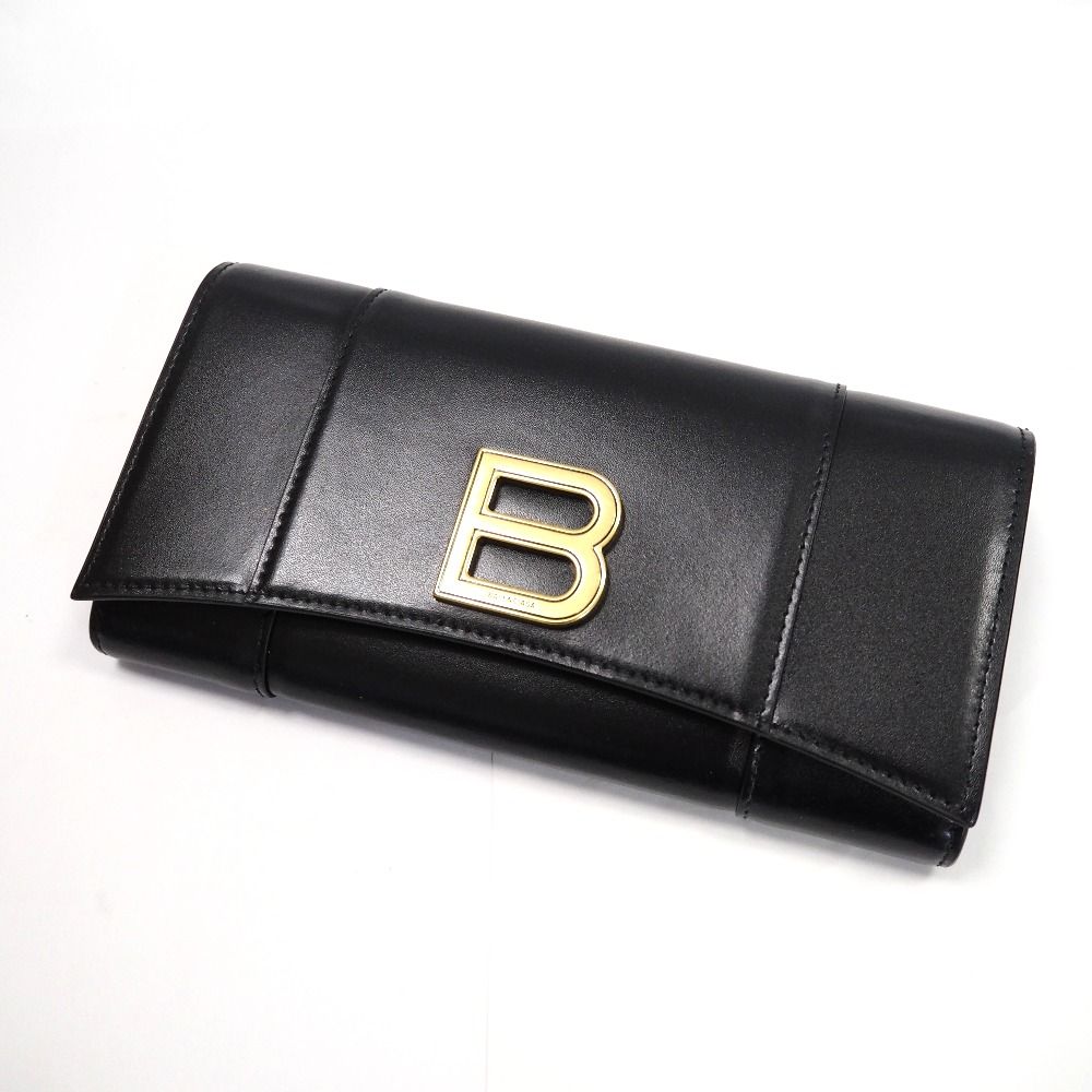 BALENCIAGA バレンシアガ アワーグラス コンチネンタル 長財布