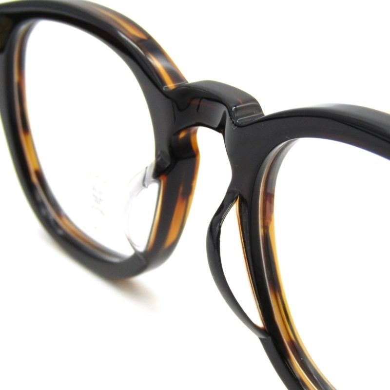 未使用 JULIUS TART OPTICAL ジュリアスタートオプティカル メガネフレーム AR 48-22 GOLD PL-003Cb 日本製 DEEP BROWNSASA 50018241