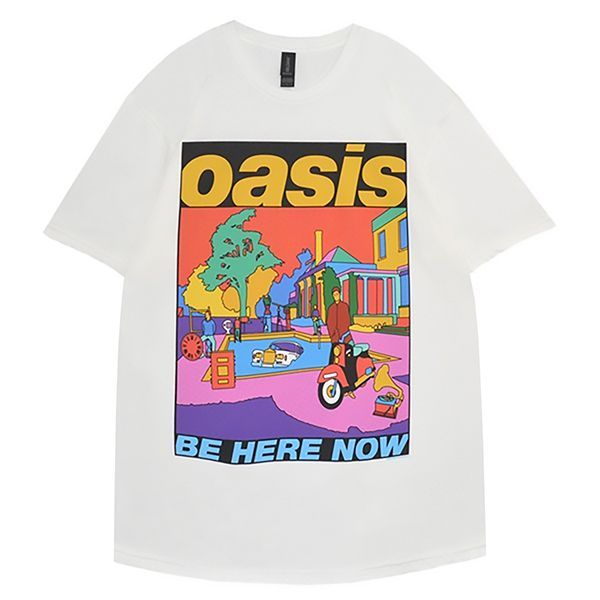 OASIS オアシス Be Here Now Illustration Tシャツ