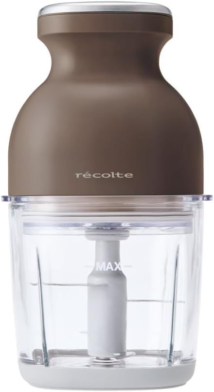 日本正規品 recolte レコルト コードレス カプセルカッターボンヌ 1台8役 刻む 混ぜる 砕く 練る つぶす 鬼おろし おろし 泡立てる RCP-7 BR