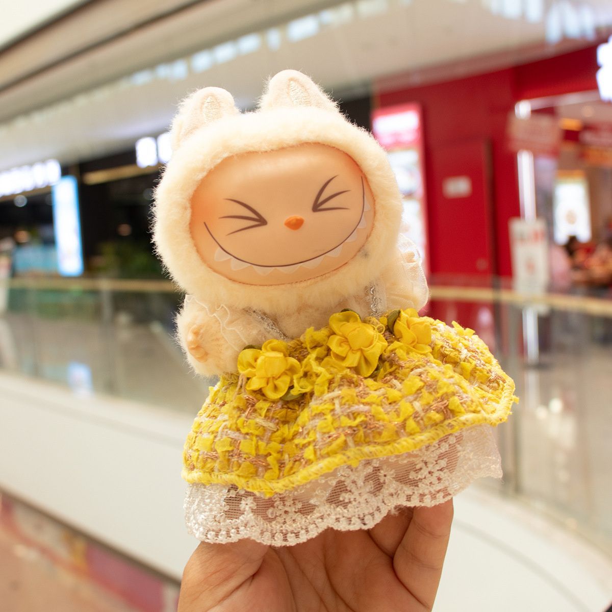 ラブブ labubu 　ぬいぐるみ服着せ替え服　豪華6点セットHオレンジ ラブブ labubu ぬいぐるみ服着せ替え服 豪華6点セット ぬい服