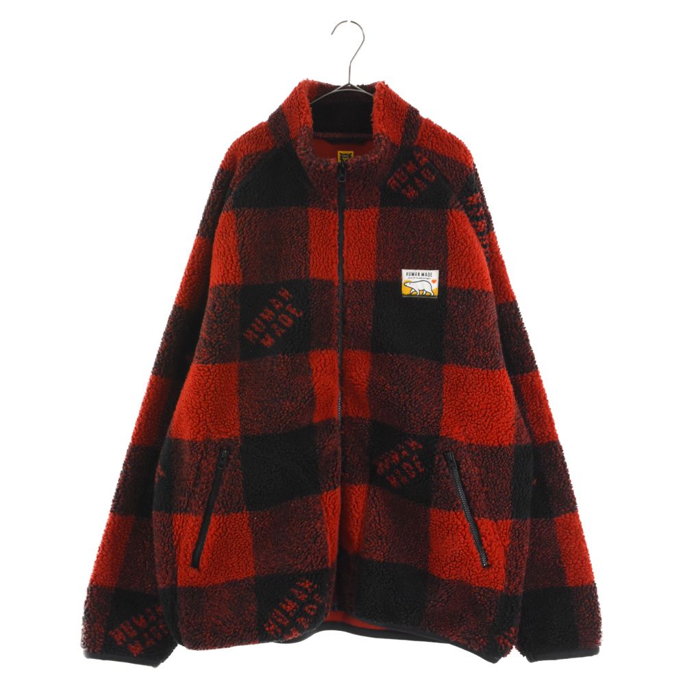 HUMAN MADE (ヒューマンメイド) 22AW Check Boa Fleece Jacket HUMAN MADE (ヒューマンメイド) 22AW Check Boa Fleece Jacket